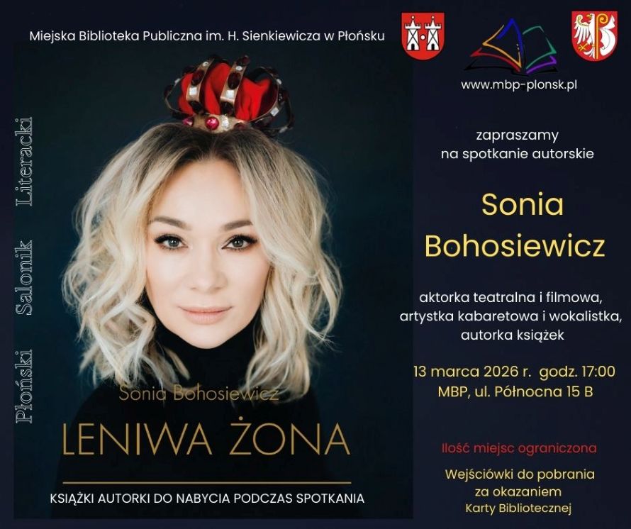 Sonia Bohosiewicz w Płońskim Saloniku Literackim